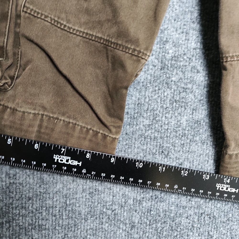 Levis Shorts Boys 10 Brown Cargo Twill Pockets Zip Fly Knee Length Summer - Picture 3 of 11